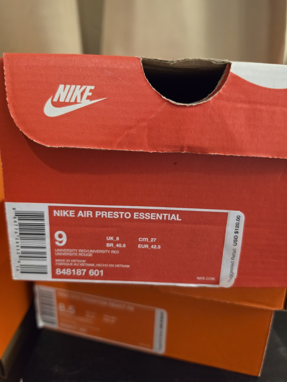 Nike Air Presto Essential Box - University Red